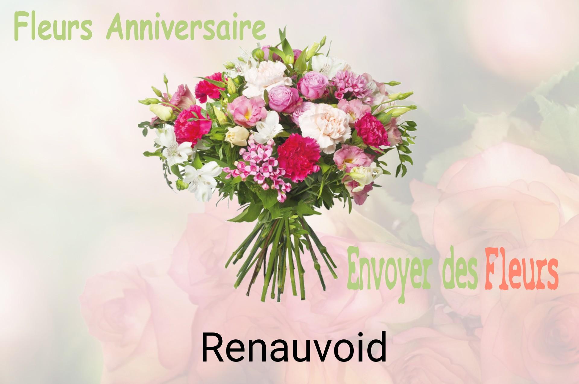 Bouquet de fleurs d’anniversaire livré à Renauvoid
